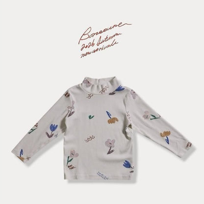 Cello Flower Fleece Tee [BONEOUNE]（2026AW） 4