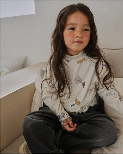 Cello Flower Fleece Tee [BONEOUNE]（2026AW） 10