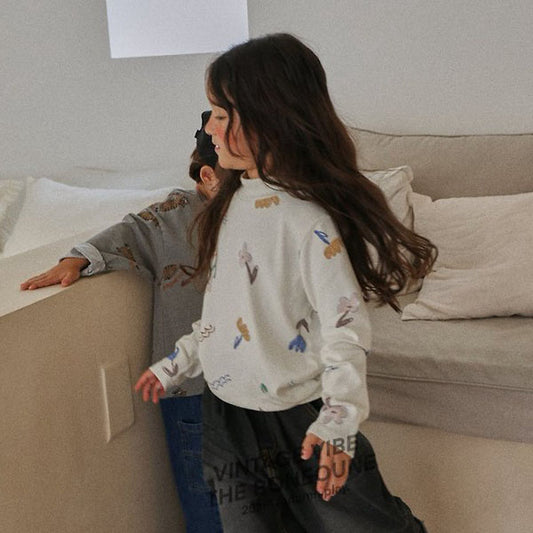 Cello Flower Fleece Tee [BONEOUNE]（2026AW） 1