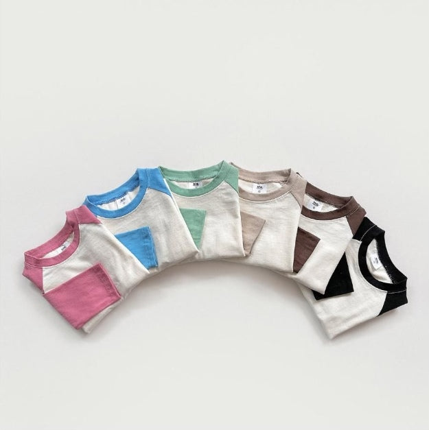 Sunshine Raglan Color Block Tee [WHITESKETCHBOOK]（2026AW） 1