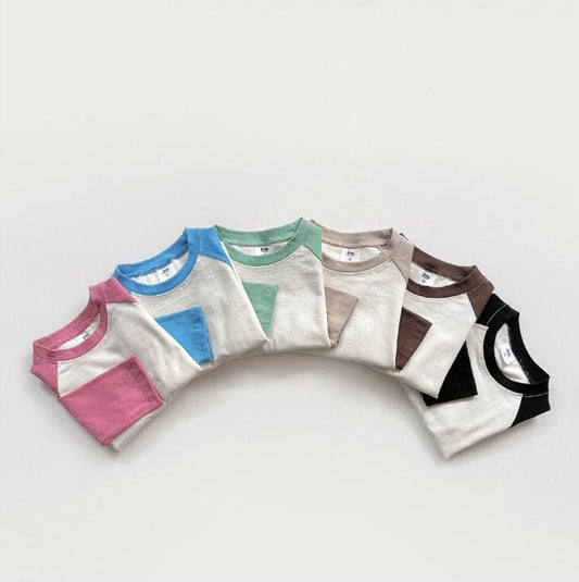Sunshine Raglan Color Block Tee [WHITESKETCHBOOK]（2026AW） 1