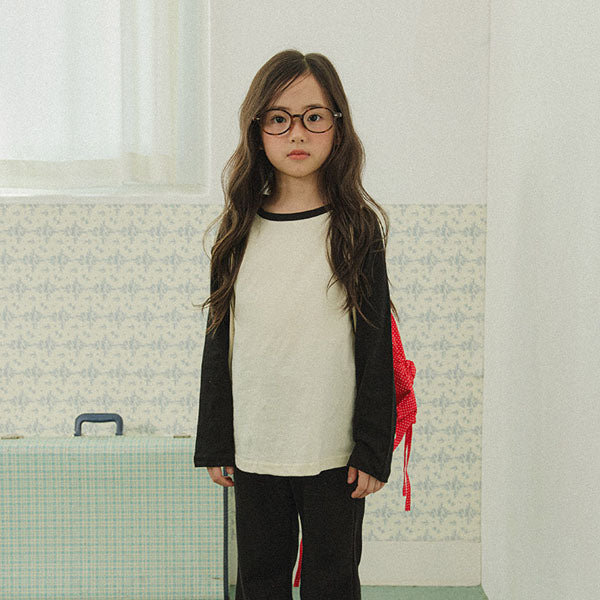 Sunshine Raglan Color Block Tee [WHITESKETCHBOOK]（2026AW） 2