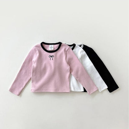 Peach Color Block Ribbon Tee [WHITESKETCHBOOK]（2026AW） 12