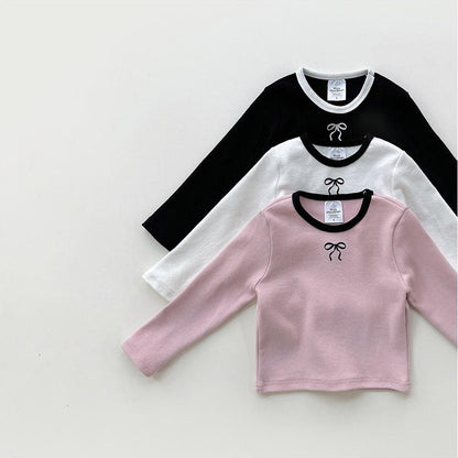 Peach Color Block Ribbon Tee [WHITESKETCHBOOK]（2026AW） 15
