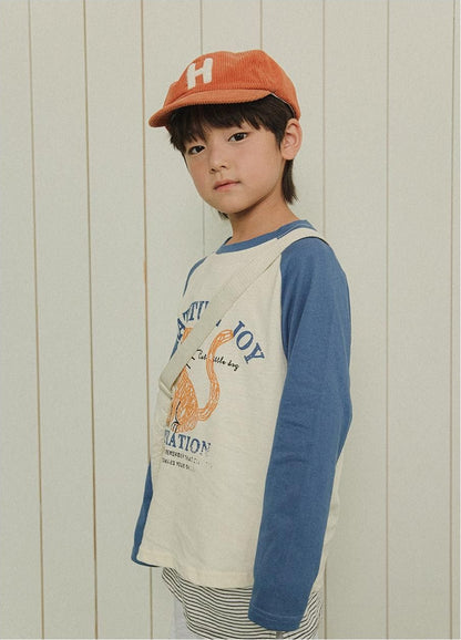 Kitten Raglan Color Block Tee [WHITESKETCHBOOK]（2026AW） 6