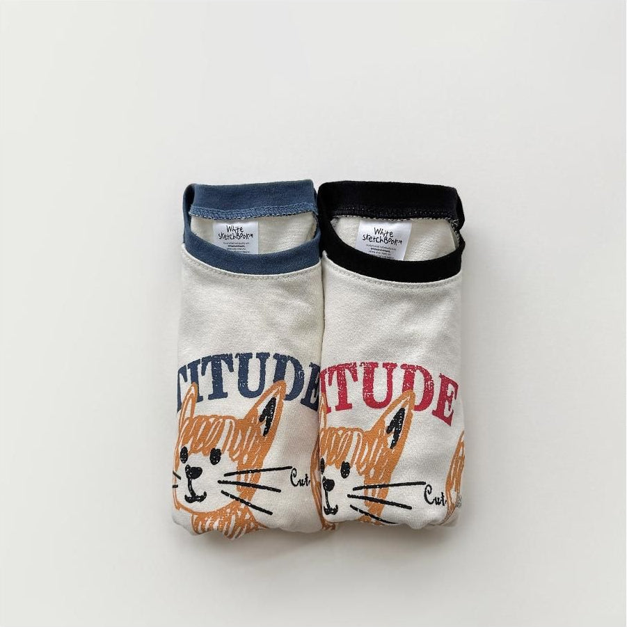 Kitten Raglan Color Block Tee [WHITESKETCHBOOK]（2026AW） 13