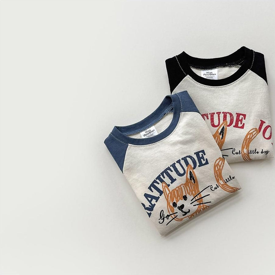 Kitten Raglan Color Block Tee [WHITESKETCHBOOK]（2026AW） 15