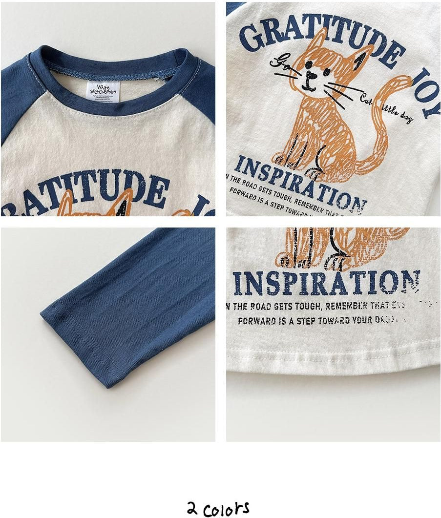 Kitten Raglan Color Block Tee [WHITESKETCHBOOK]（2026AW） 18