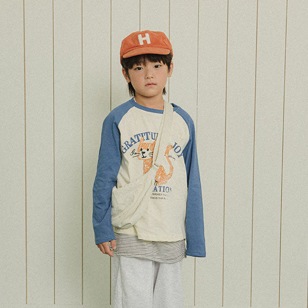Kitten Raglan Color Block Tee [WHITESKETCHBOOK]（2026AW） 1