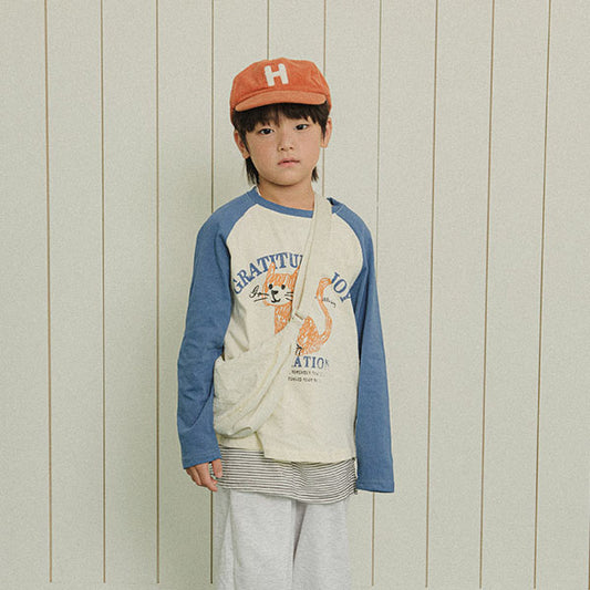 Kitten Raglan Color Block Tee [WHITESKETCHBOOK]（2026AW） 1
