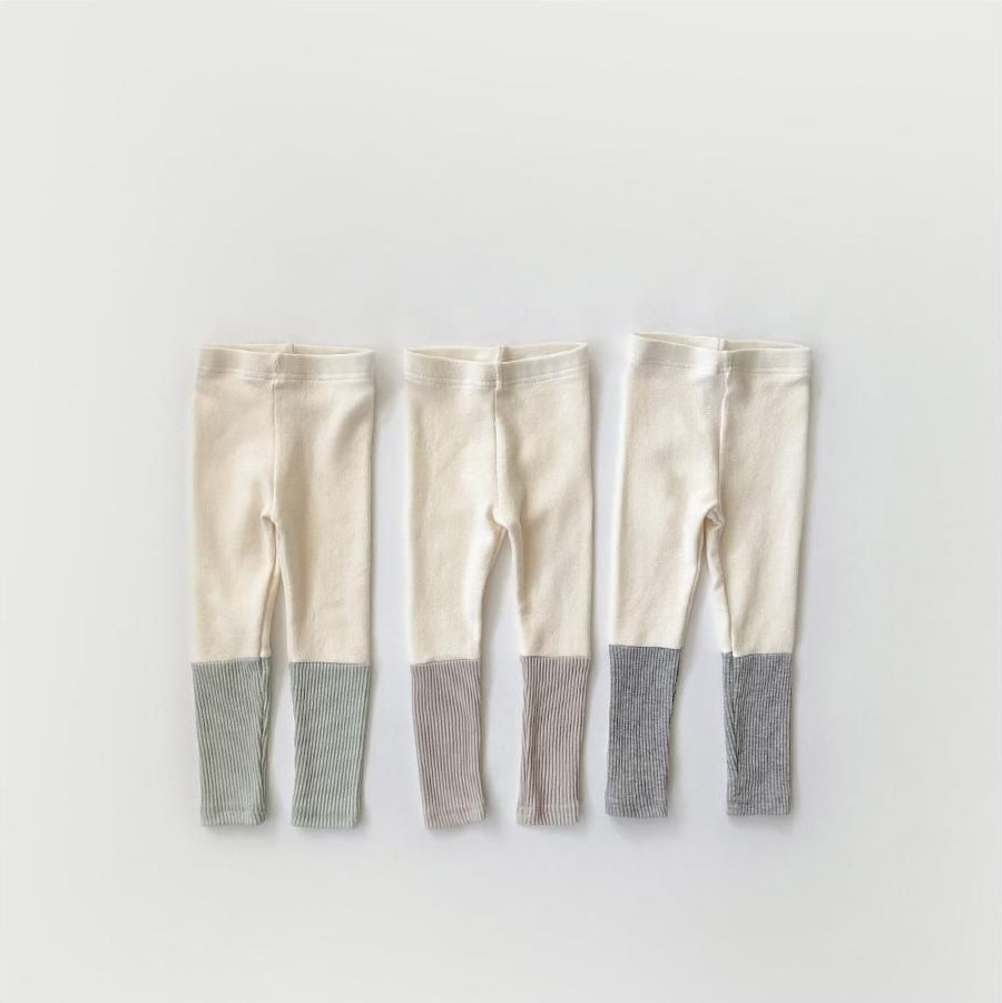 New Ribbed Color Block Leggings [WHITESKETCHBOOK]（2026AW） 13
