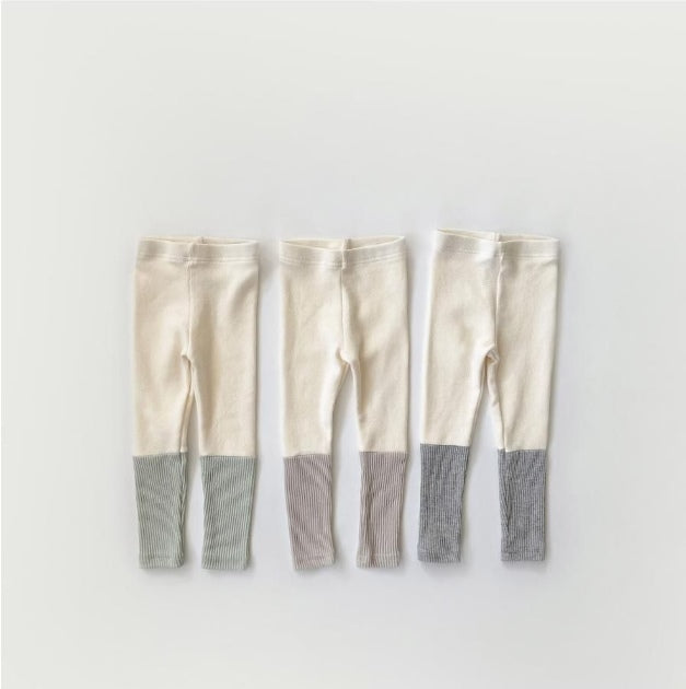 New Ribbed Color Block Leggings [WHITESKETCHBOOK]（2026AW） 1