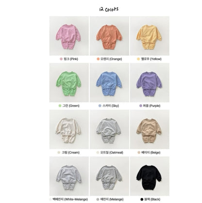 Plain Sweatshirt Set [WHITESKETCHBOOK]（2026AW） 2