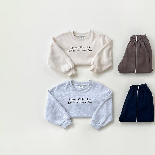 Lettering Jogger Set [WHITESKETCHBOOK]（2026AW） 1