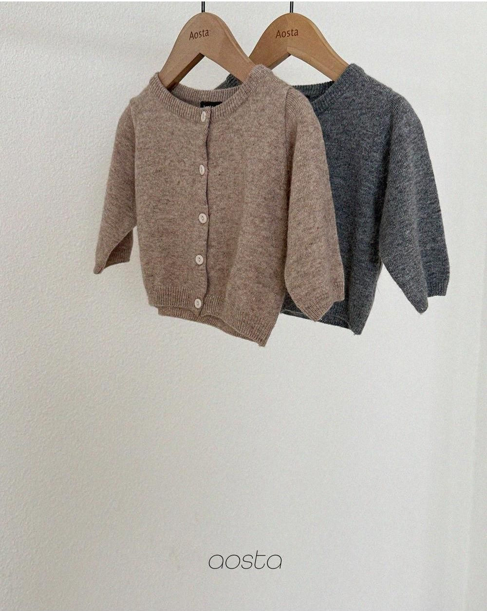 Knit Cashmere Cardigan [Aosta]（2026AW） 3