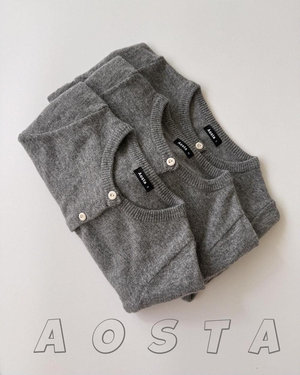 Knit Cashmere Cardigan [Aosta]（2026AW） 8