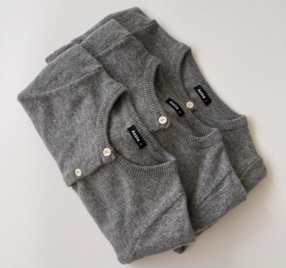 Knit Cashmere Cardigan [Aosta]（2026AW） 10