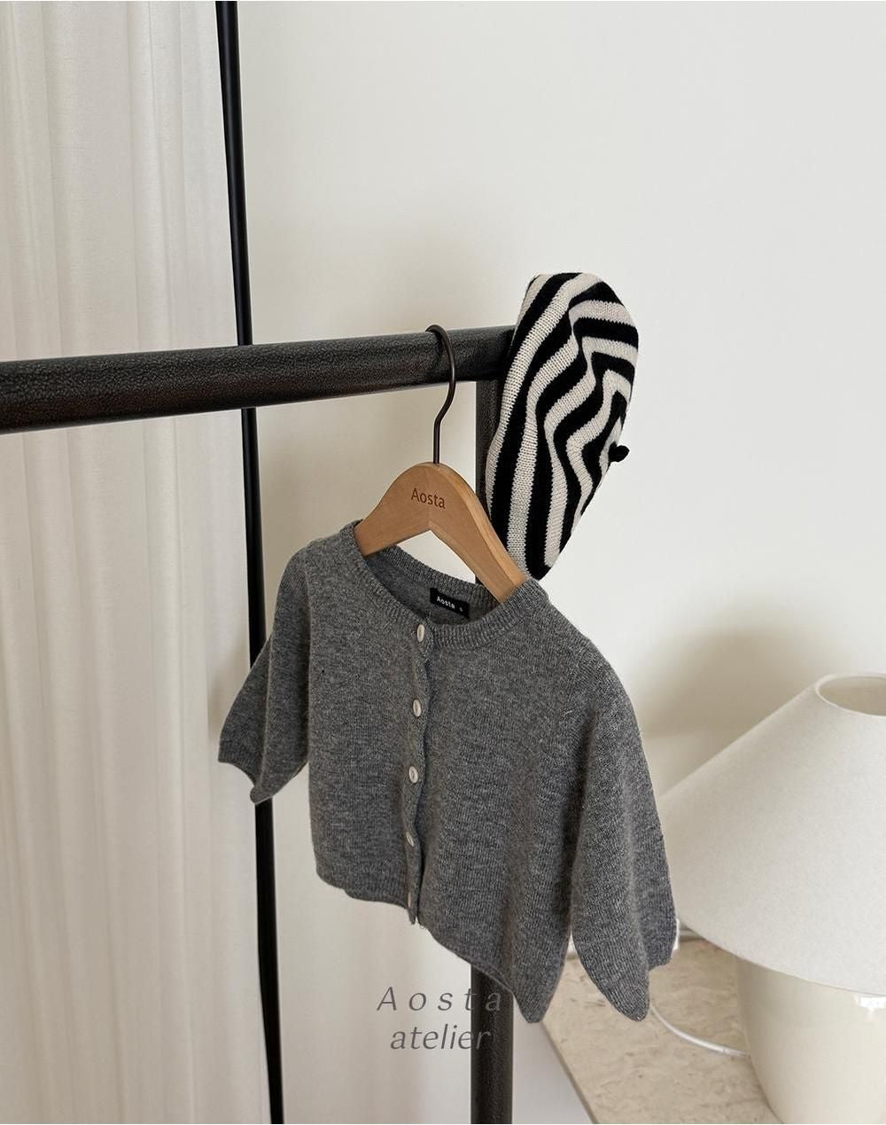 Knit Cashmere Cardigan [Aosta]（2026AW） 11