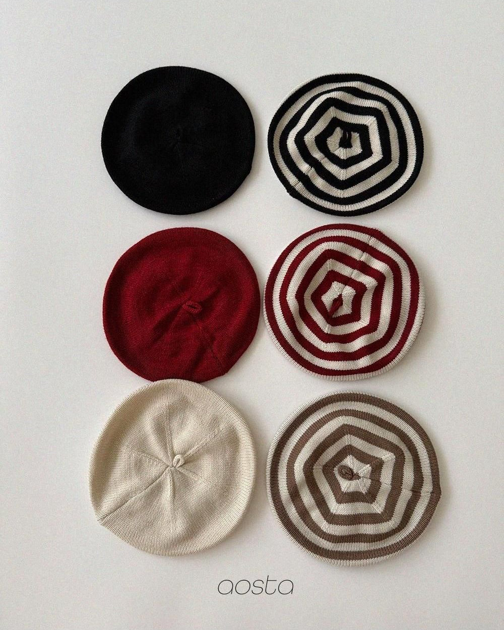 Knit Cookie Beret [Aosta]（2026AW） 5