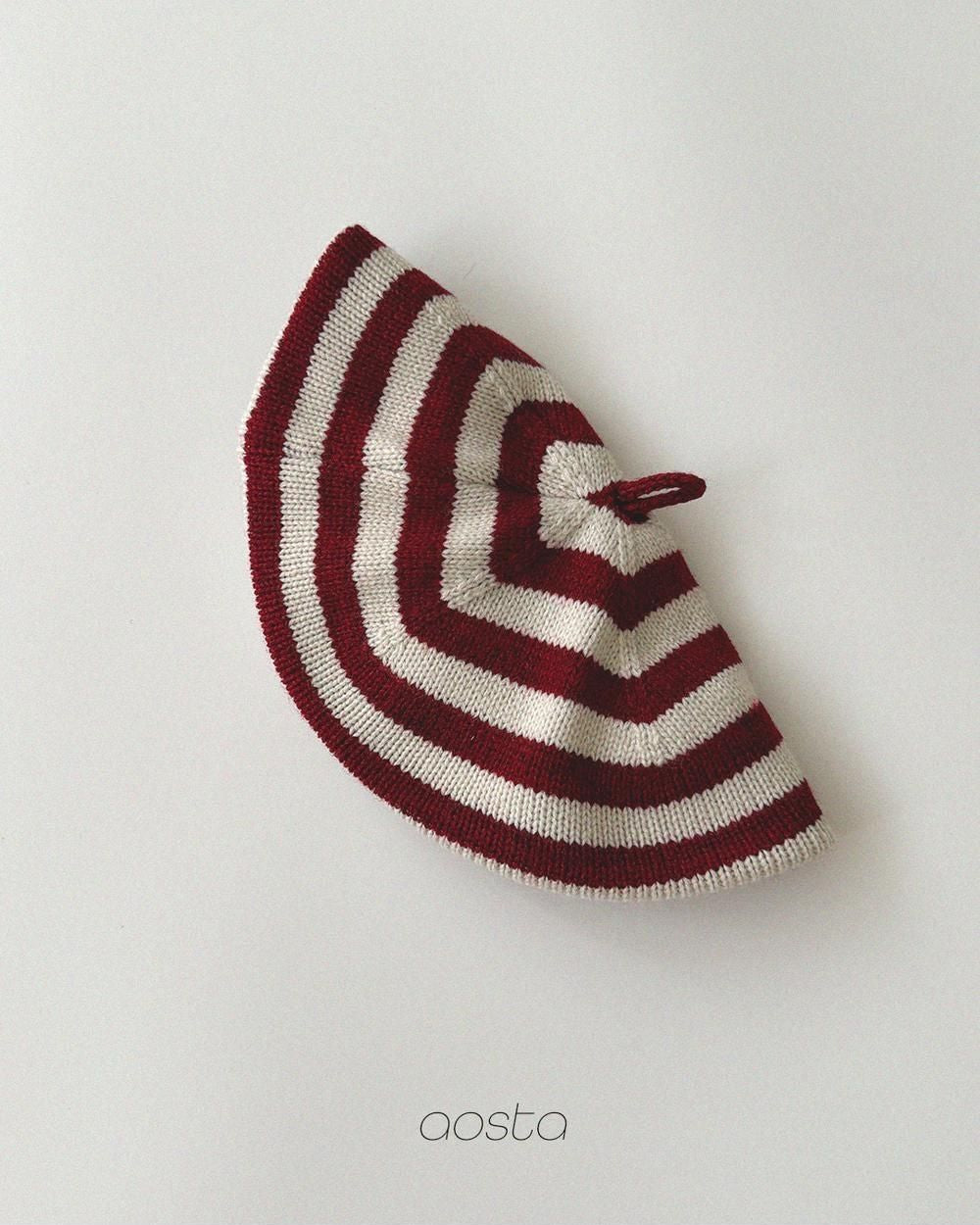 Knit Cookie Beret [Aosta]（2026AW） 6