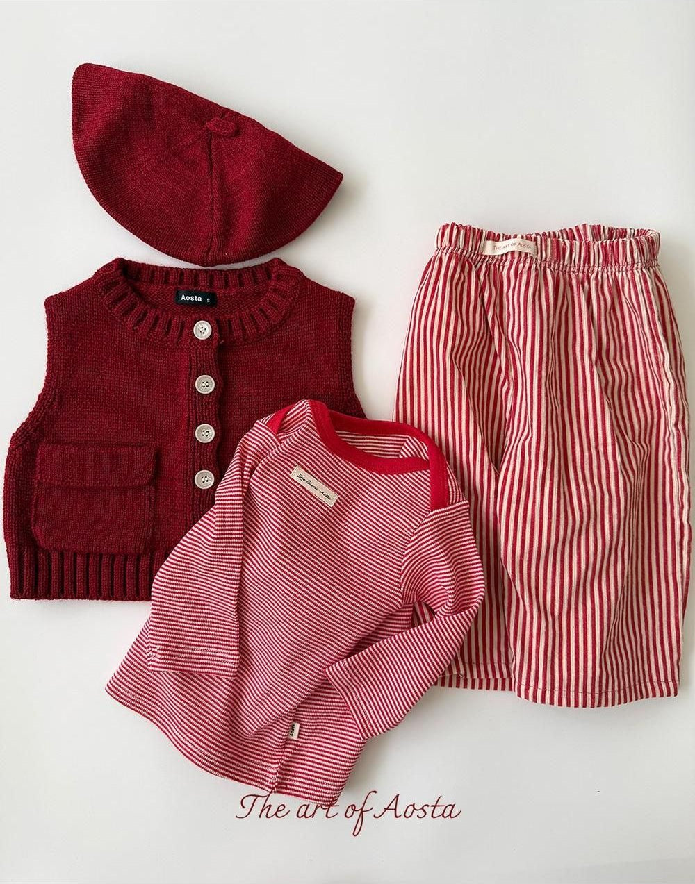 Knit Cookie Vest [Aosta]（2026AW） 11