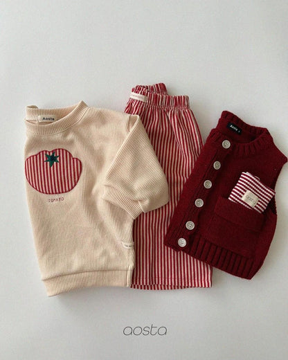 Knit Cookie Vest [Aosta]（2026AW） 17