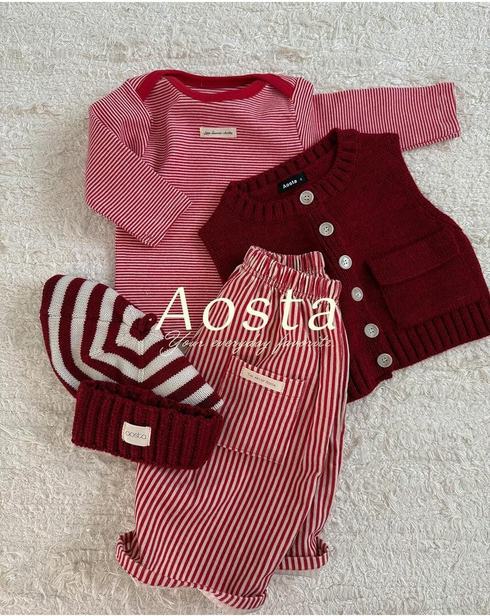 Knit Cookie Vest [Aosta]（2026AW） 20