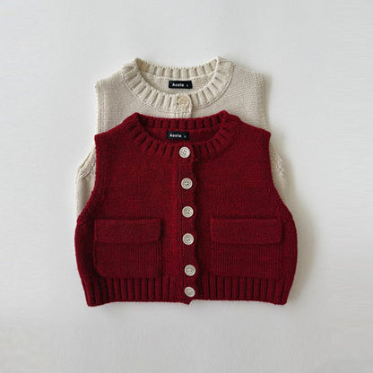 Knit Cookie Vest [Aosta]（2026AW） 1