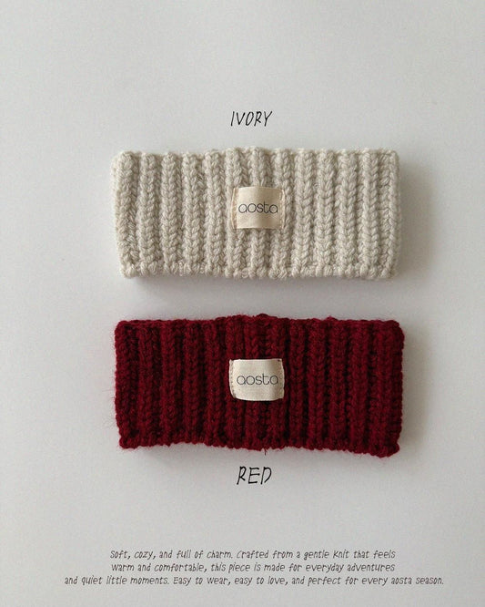 Knit Cookie Headband [Aosta]（2026AW） 2