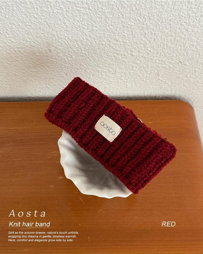 Knit Cookie Headband [Aosta]（2026AW） 5
