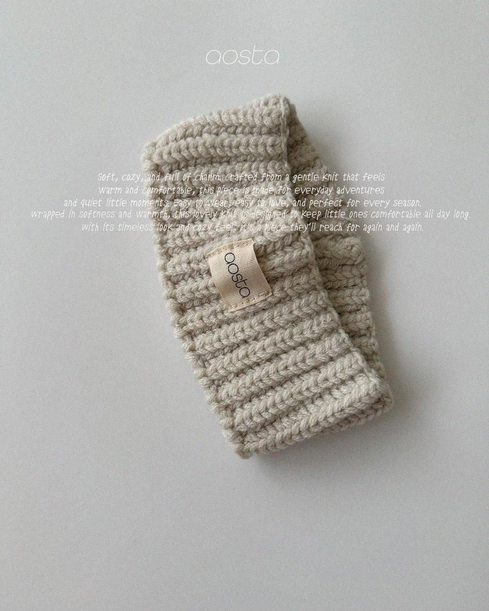 Knit Cookie Headband [Aosta]（2026AW） 14