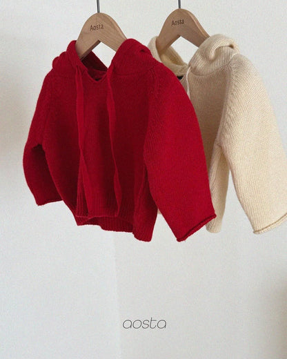 Knit Cookie Hoodie [Aosta]（2026AW） 2