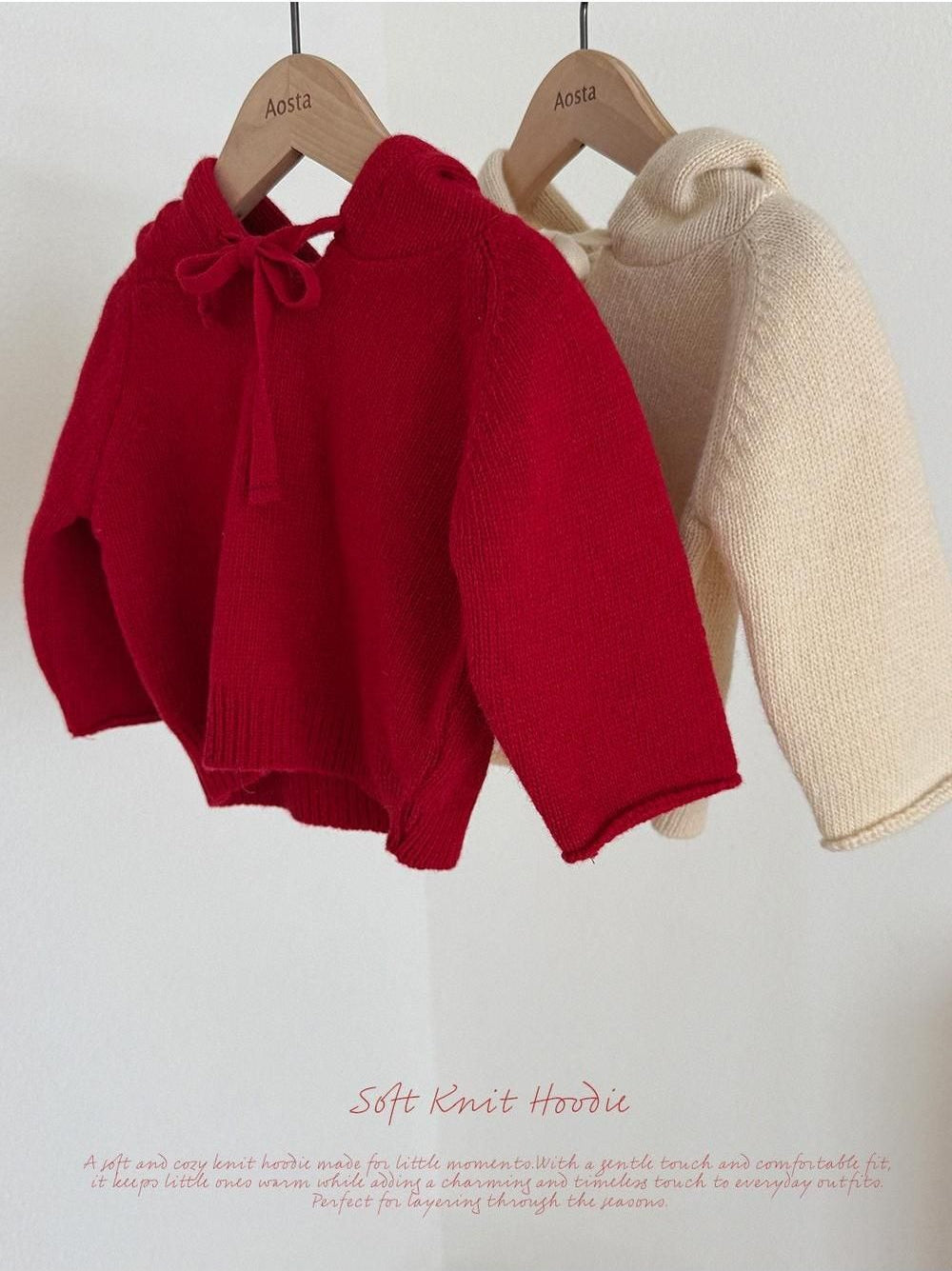 Knit Cookie Hoodie [Aosta]（2026AW） 3
