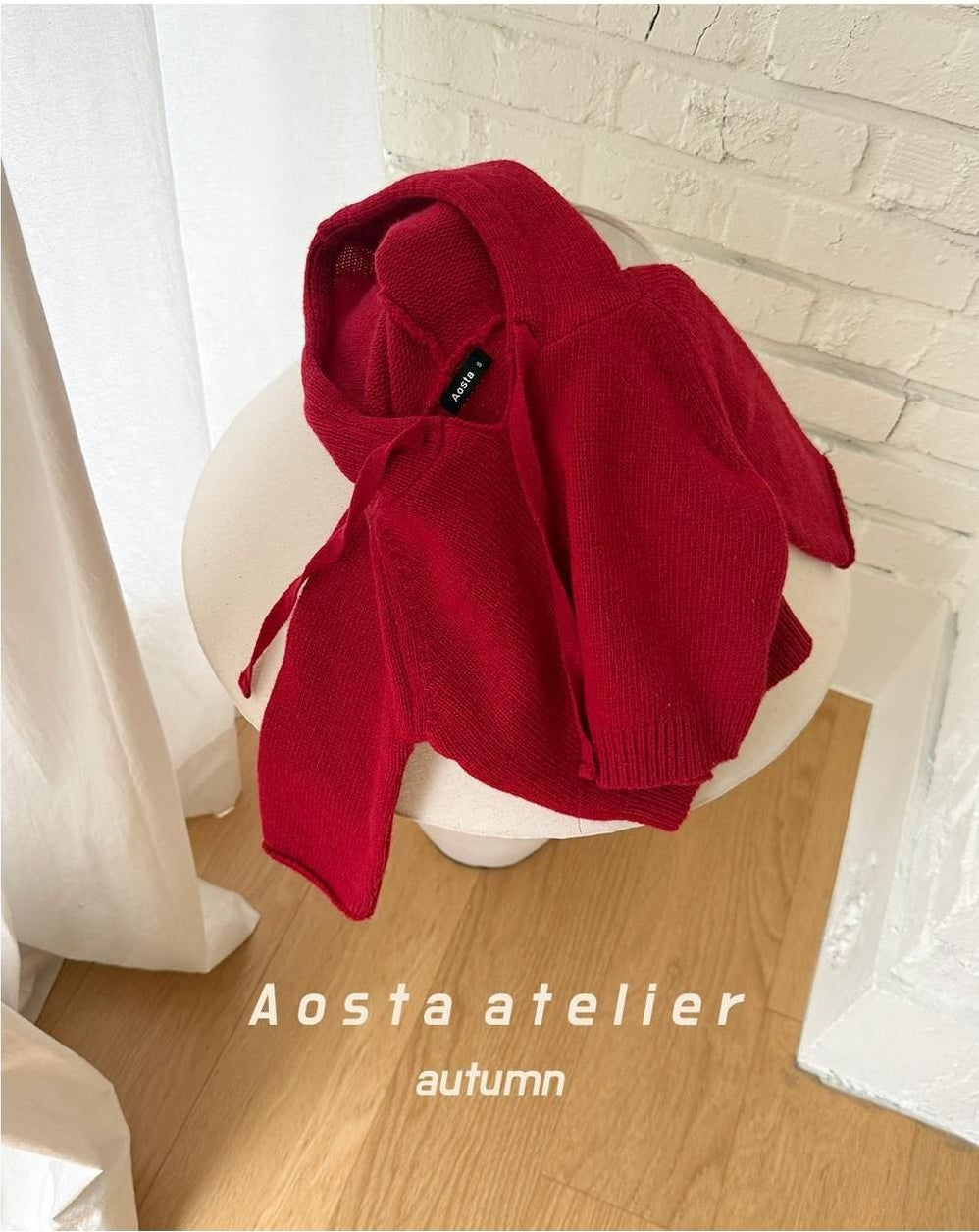 Knit Cookie Hoodie [Aosta]（2026AW） 8