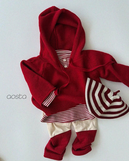 Knit Cookie Hoodie [Aosta]（2026AW） 11