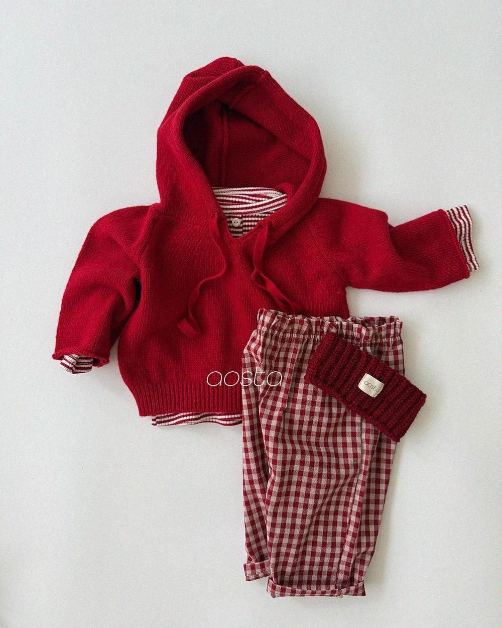 Knit Cookie Hoodie [Aosta]（2026AW） 17