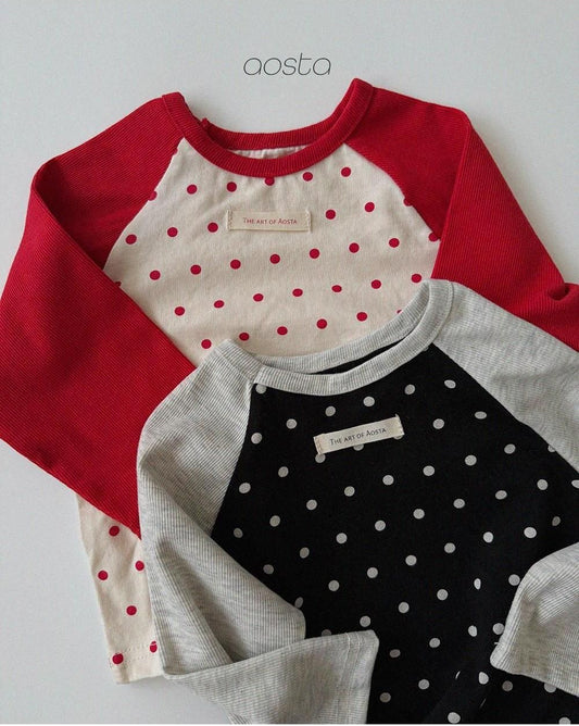 Dot Raglan Tee [Aosta]（2026AW） 4