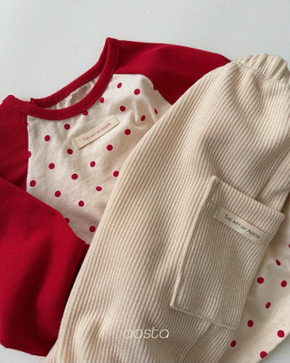 Dot Raglan Tee [Aosta]（2026AW） 9