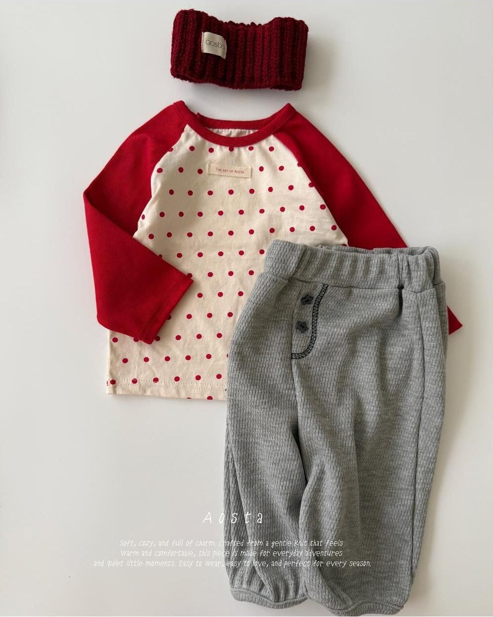 Dot Raglan Tee [Aosta]（2026AW） 11