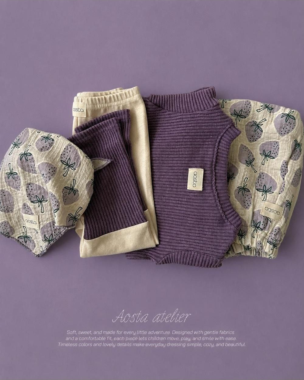 Strawberry Scarf [Aosta]（2026AW） 15
