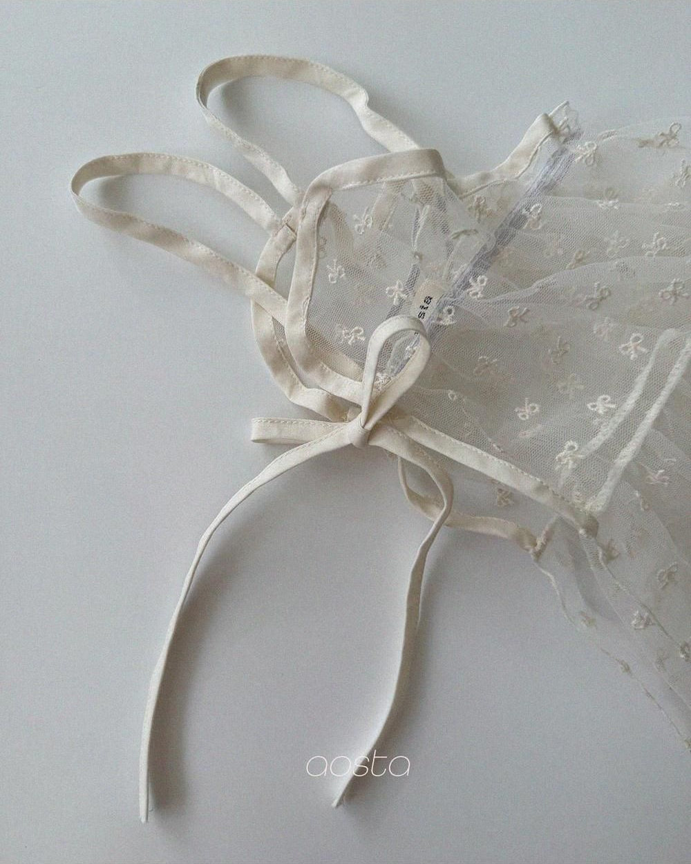 Ribbon Open Dress [Aosta]（2026AW） 3