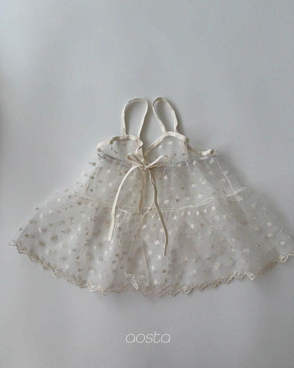 Ribbon Open Dress [Aosta]（2026AW） 4
