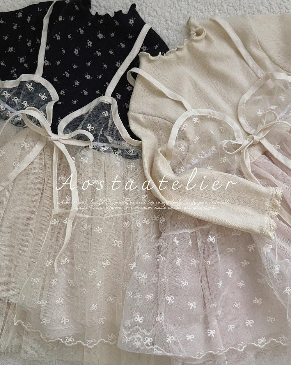 Ribbon Open Dress [Aosta]（2026AW） 10