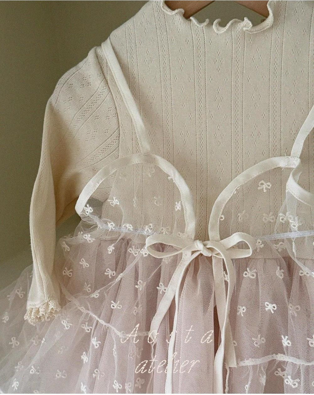 Ribbon Open Dress [Aosta]（2026AW） 12