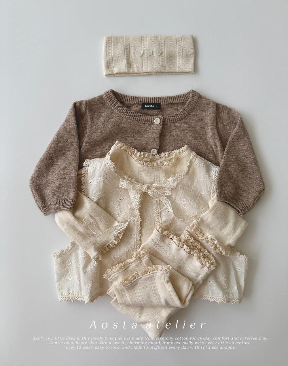 Lace Open Vest [Aosta]（2026AW） 6