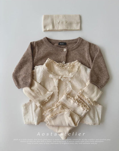 Lace Open Vest [Aosta]（2026AW） 6