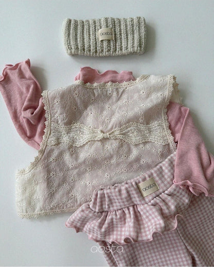 Lace Open Vest [Aosta]（2026AW） 12