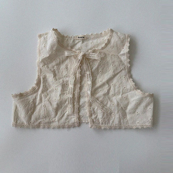 Lace Open Vest [Aosta]（2026AW） 1