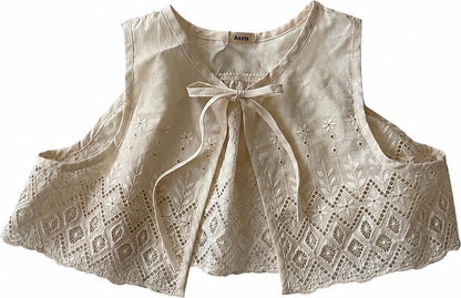 Lace Jenny Open Vest [Aosta]（2026AW） 2