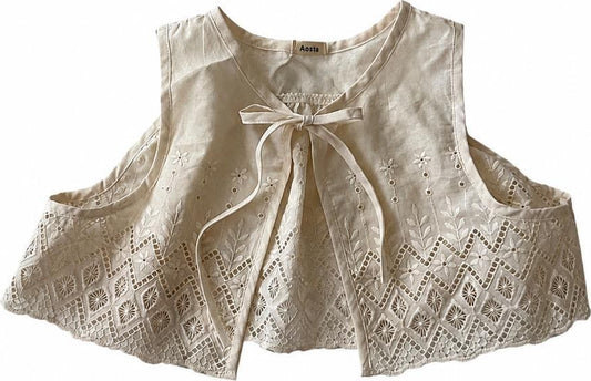 Lace Jenny Open Vest [Aosta]（2026AW） 2